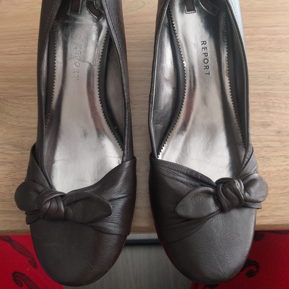 Brown Leather Heels